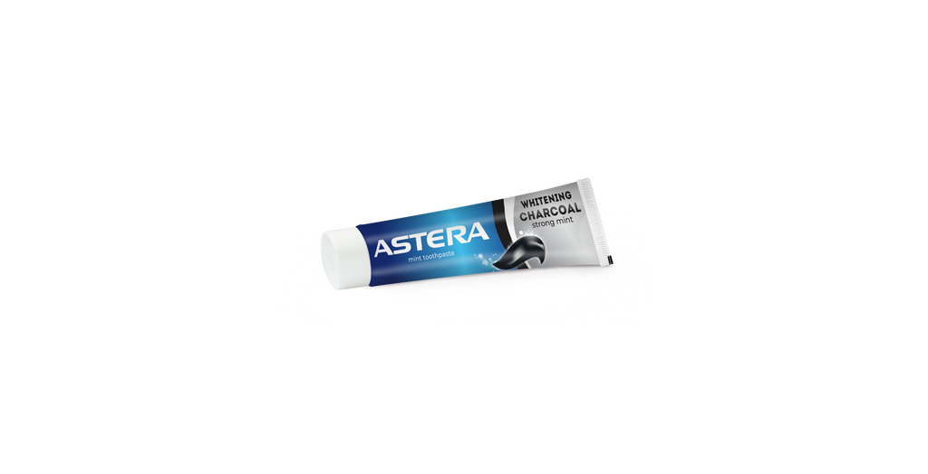 Toothpaste Astera Whitening Charcoal 110 g