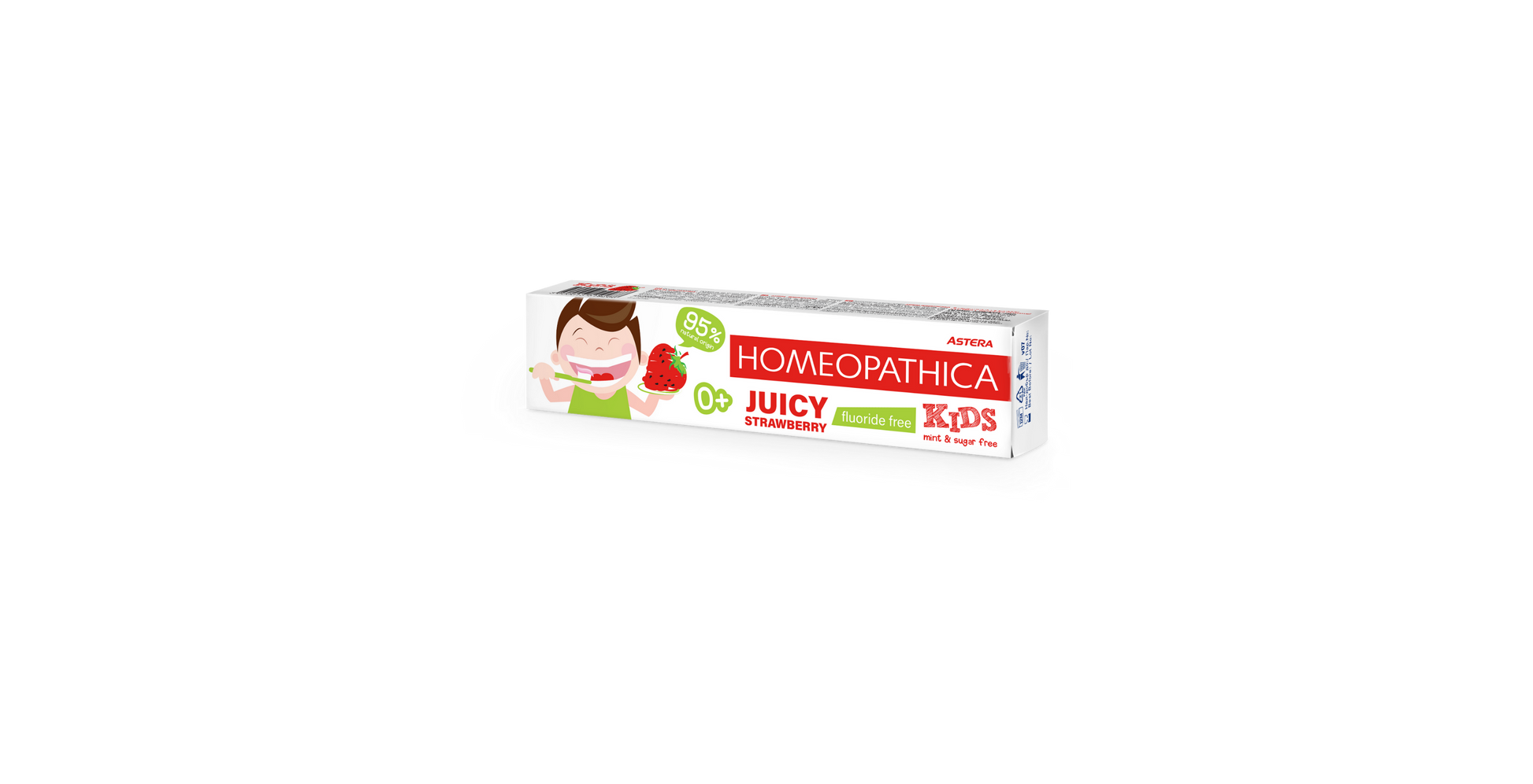 Toothpaste Astera Homeopathica for Kids Juicy Strawberry 50 ML