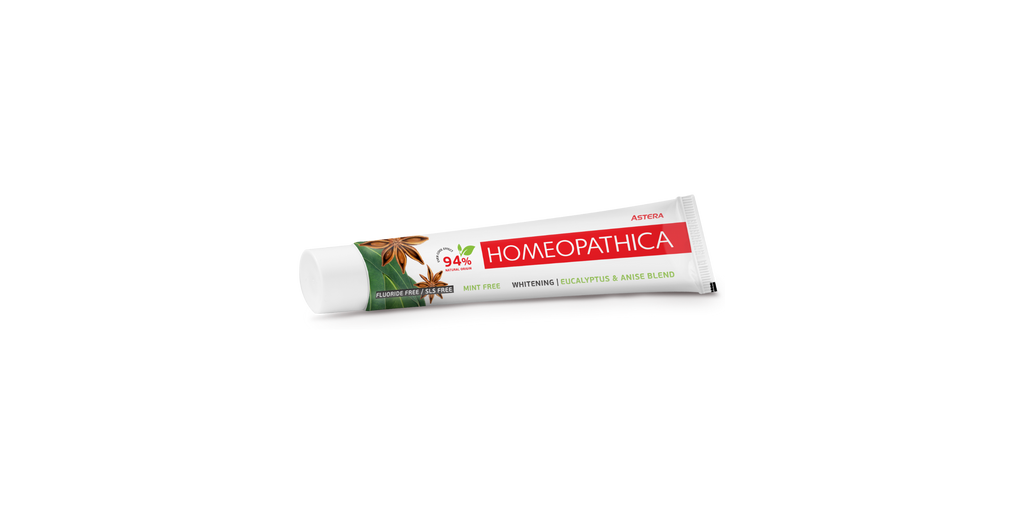 Toothpaste Astera Homeopathica Whitening Eucalyptus Anise Blend 75 ML