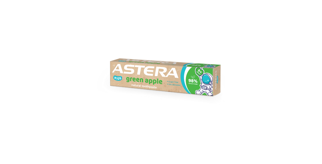 Toothpaste ASTERA natural kids   APPLE 6+ 50ML