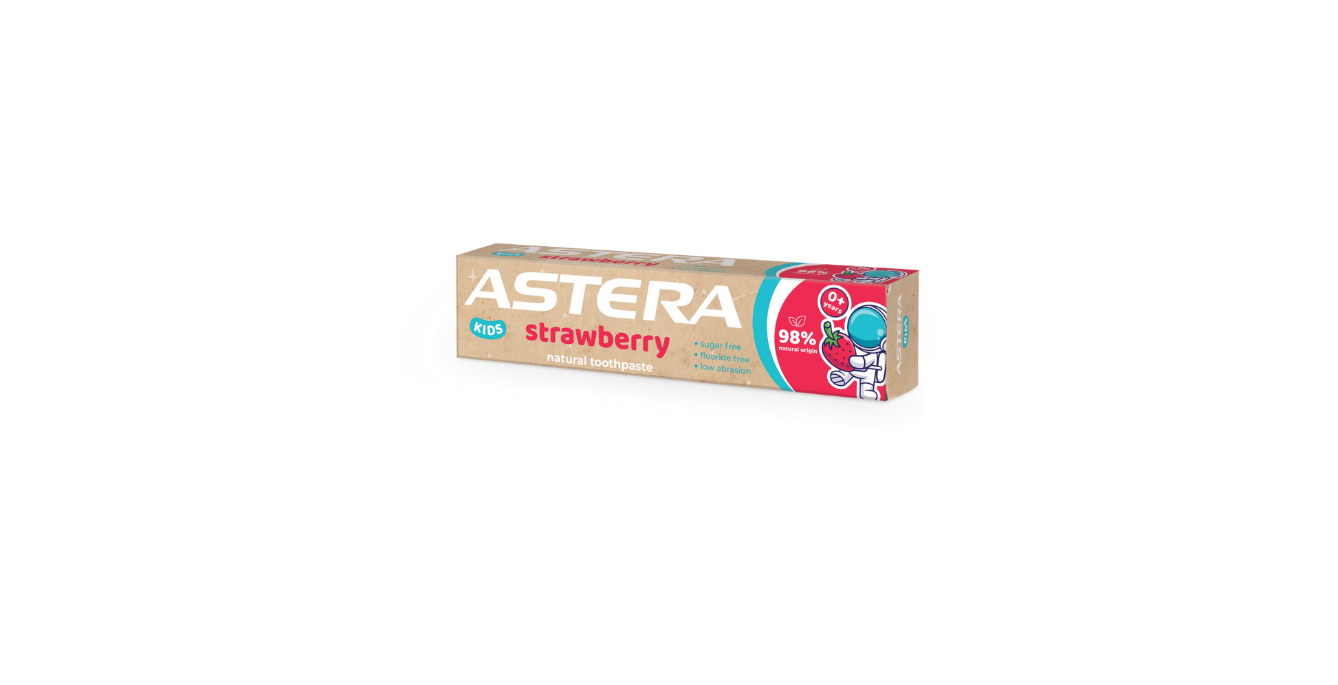 Toothpaste ASTERA natural kids   STRAWBERRY 0+ 50ML