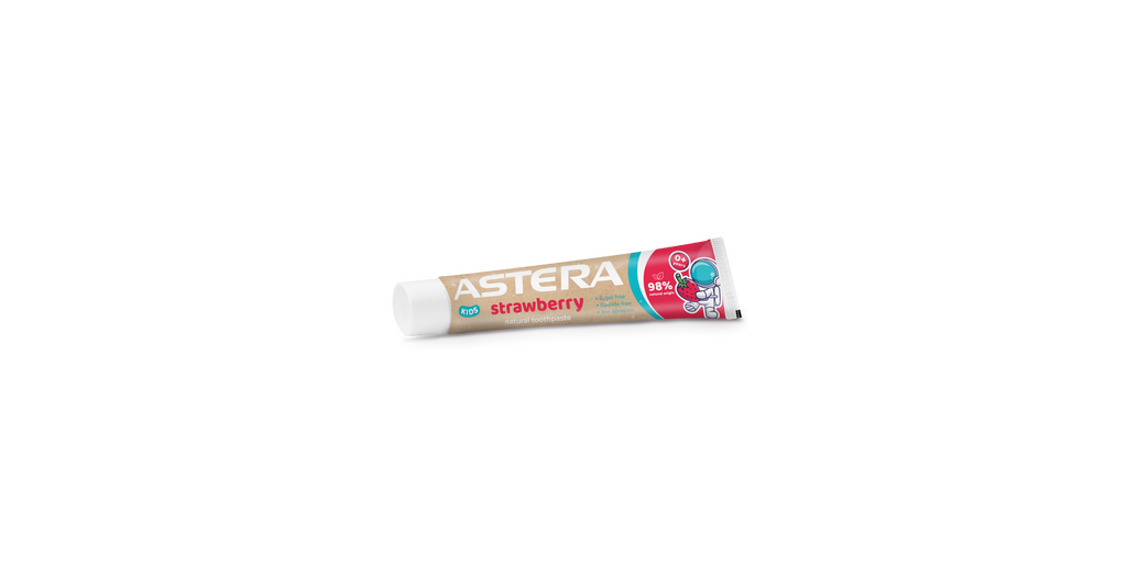 Toothpaste ASTERA natural kids   STRAWBERRY 0+ 50ML