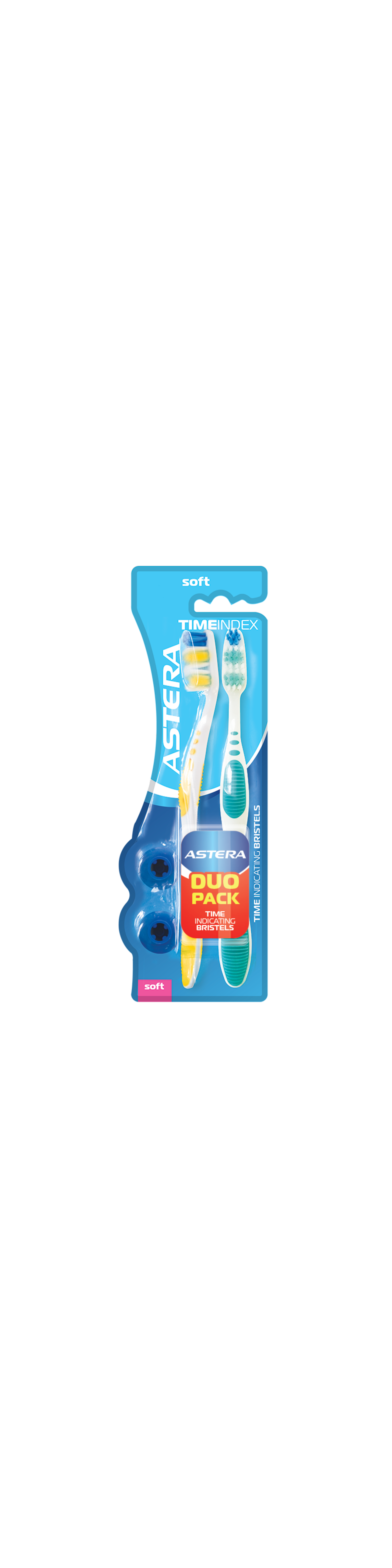 Astera Toothbrush  Time Index  soft  Bristles  2 in 1