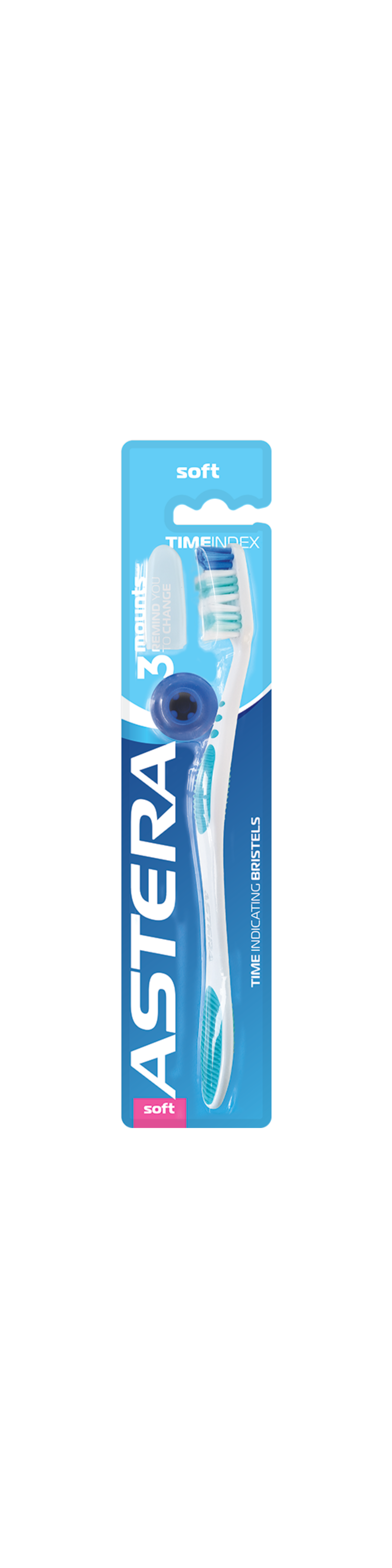 AsteraToothbrush  Time Index Soft  Bristles