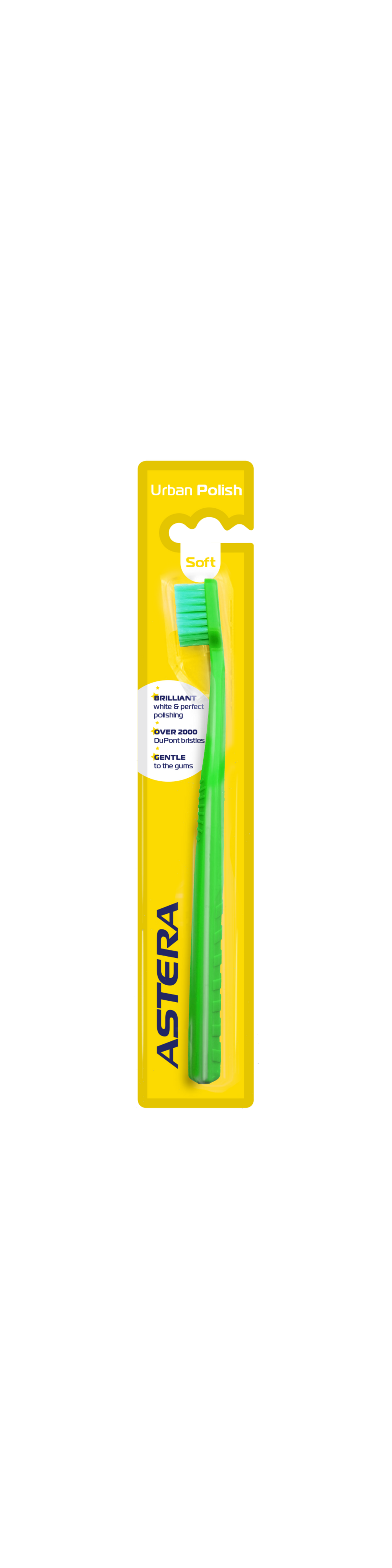 Toothbrush Astera Urban Polish toothbrushes  -  soft bristles