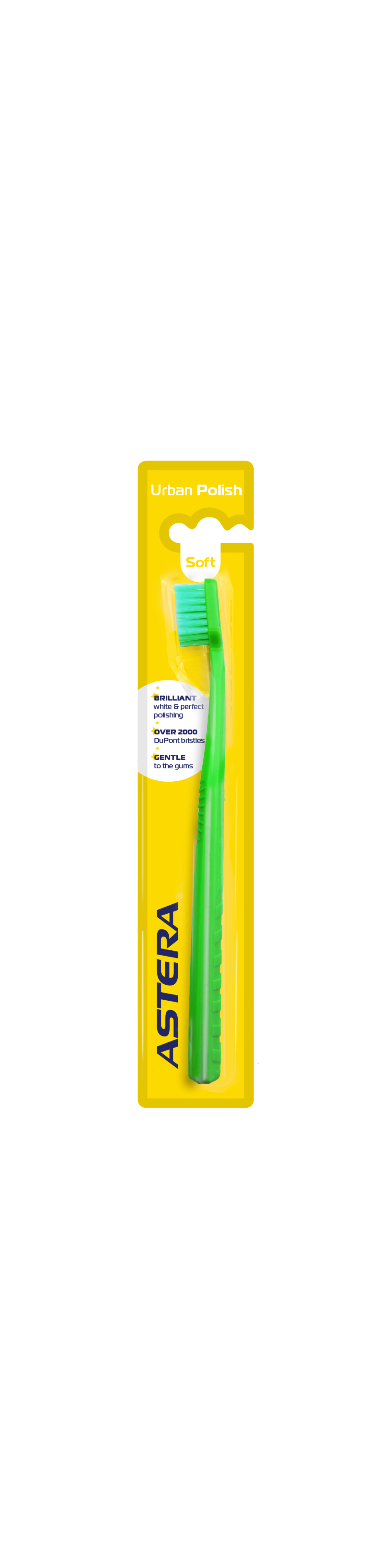 Toothbrush Astera Urban Polish toothbrushes  -  soft bristles