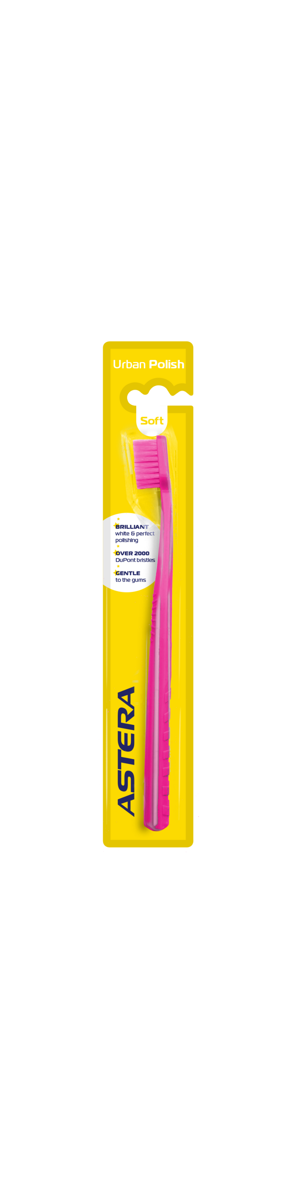 Toothbrush Astera Urban Polish toothbrushes  -  soft bristles