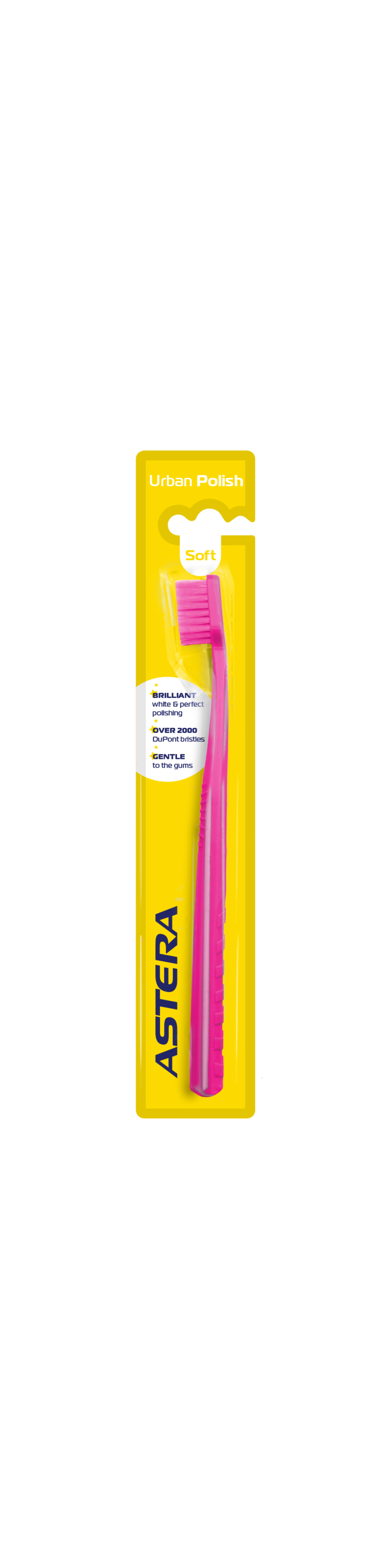 Toothbrush Astera Urban Polish toothbrushes  -  soft bristles