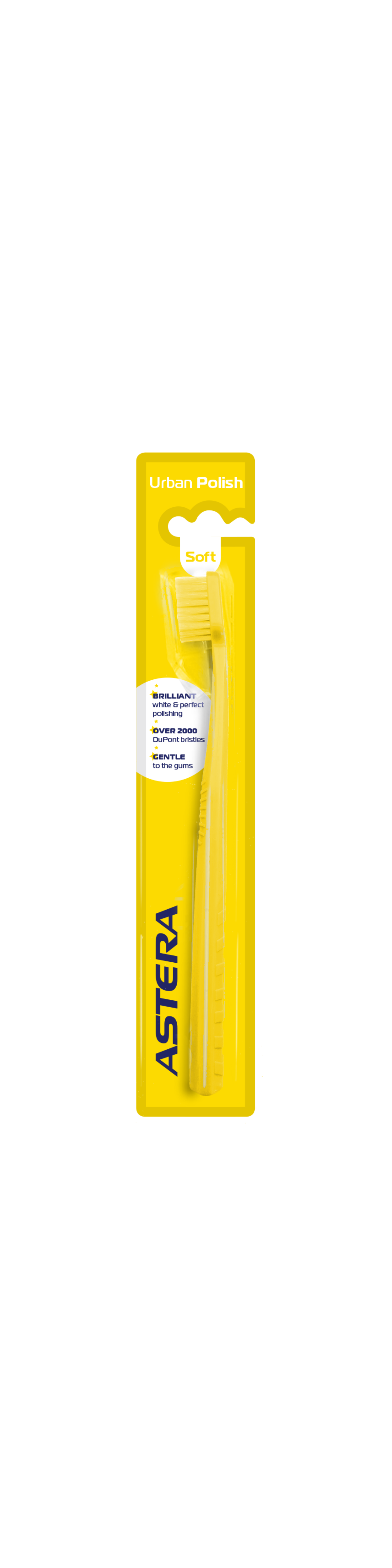 Toothbrush Astera Urban Polish toothbrushes  -  soft bristles