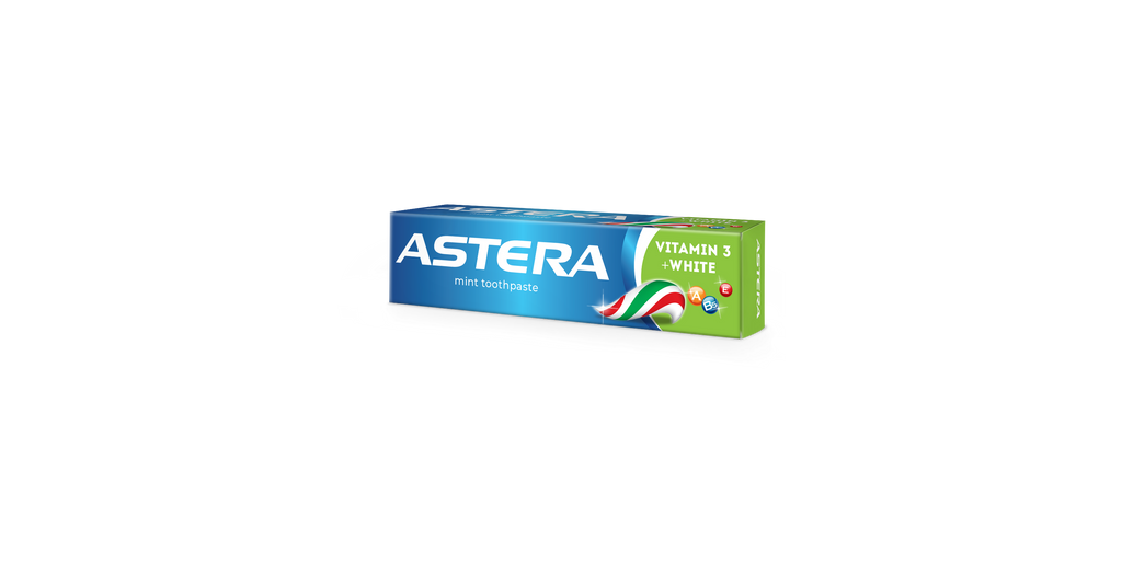 Toothpaste Astera Vitamine 3 + White 110 g