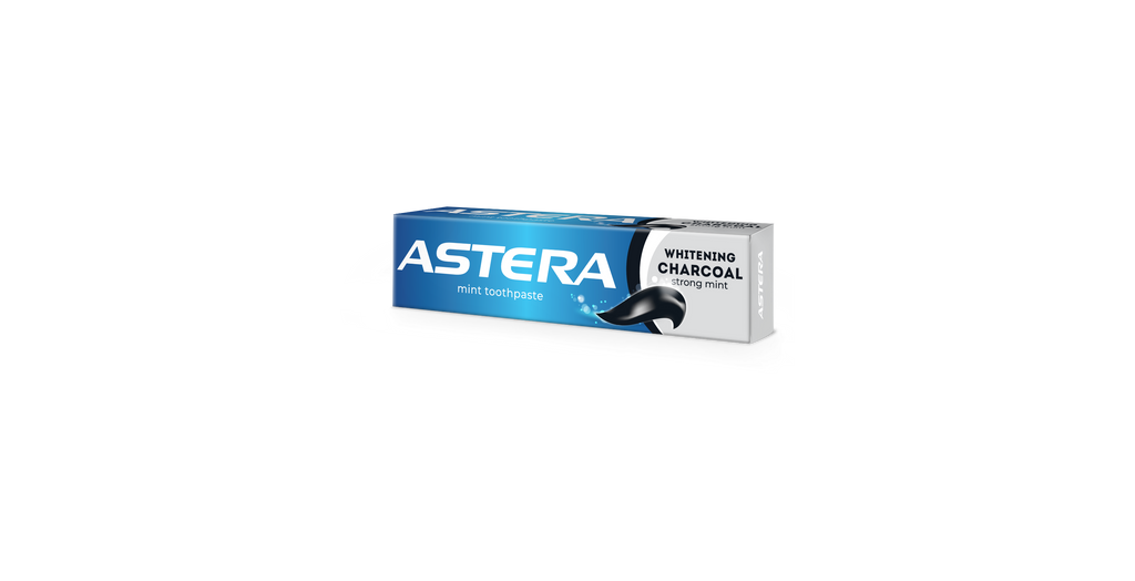 Toothpaste Astera Whitening Charcoal 110 g