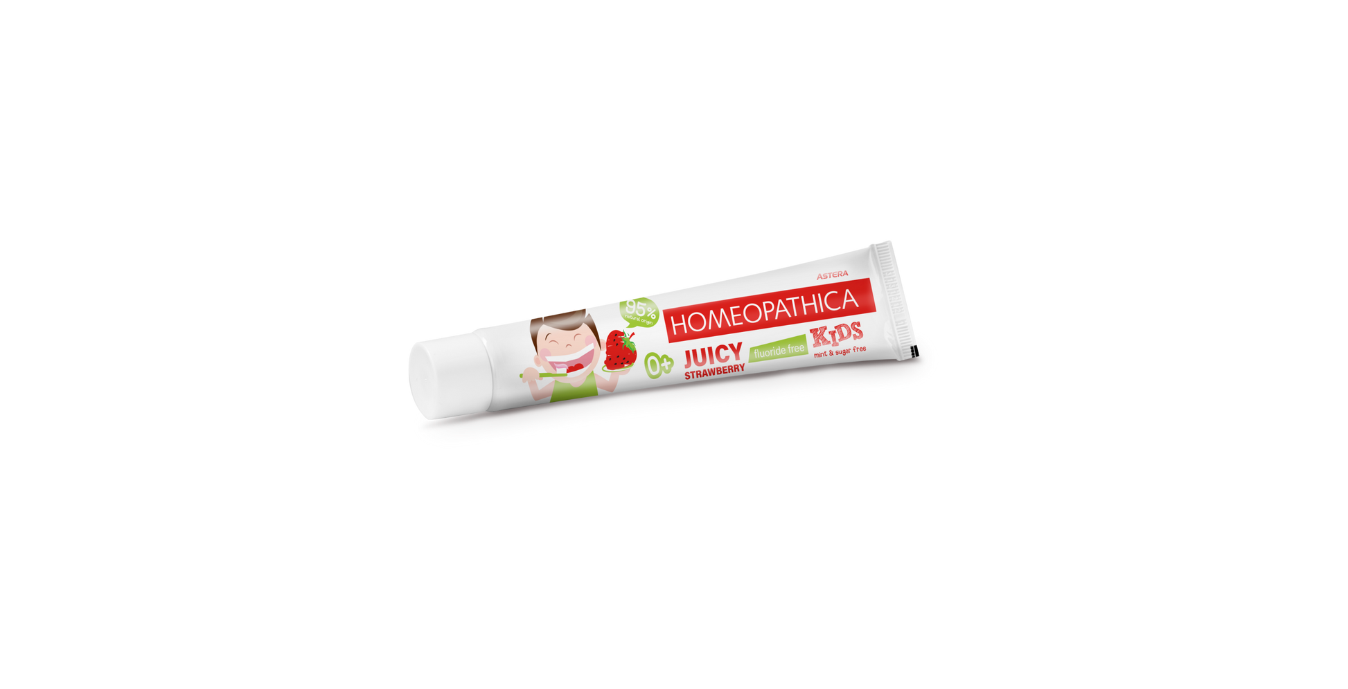 Toothpaste Astera Homeopathica for Kids Juicy Strawberry 50 ML