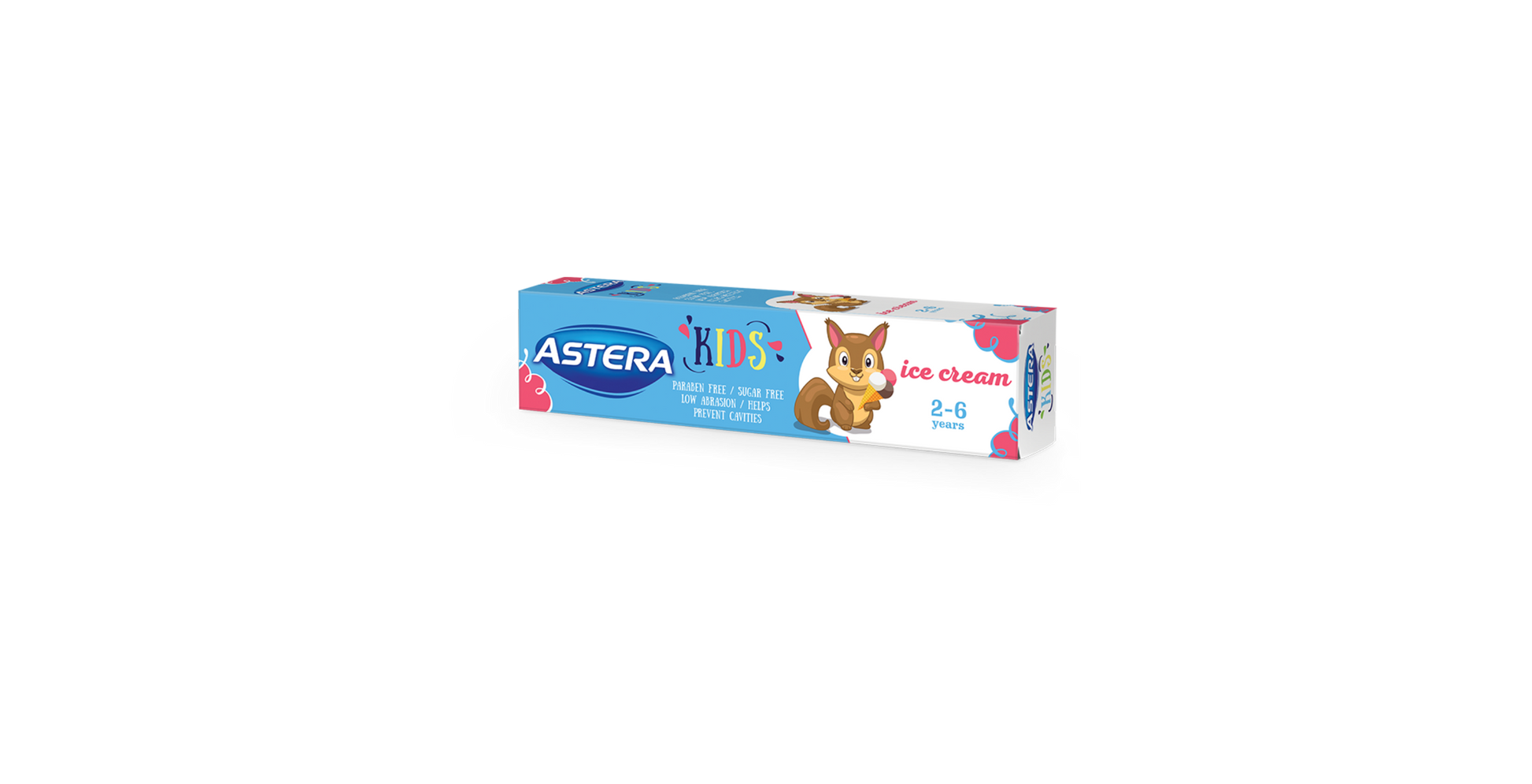 Toothpaste Astera KIDS  Ice Cream (age 2-6)  50 ML
